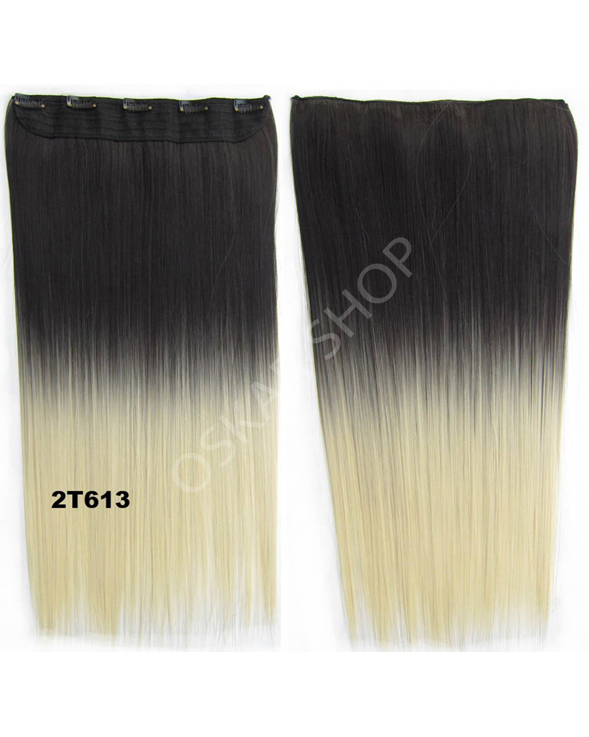Trese Clip-On Drepte Sintetic Ombre #2 613 - Extensii de par București