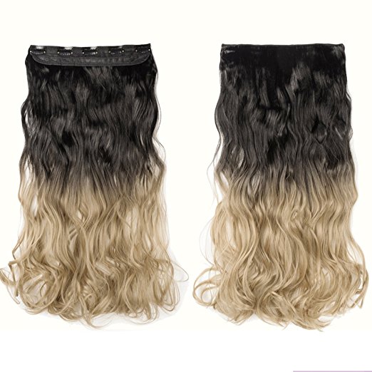 Trese Clip-On Ondulate Sintetic Ombre 1b 613 - Extensii de par București