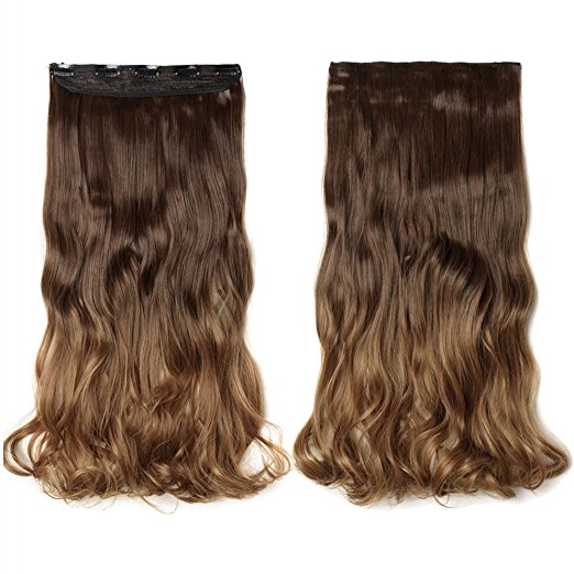 Trese Clip-On Ondulate Sintetic Ombre 3 8n - Extensii de par București