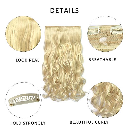 Trese Clip-On Ondulate Sintetic 24# - Extensii de par București