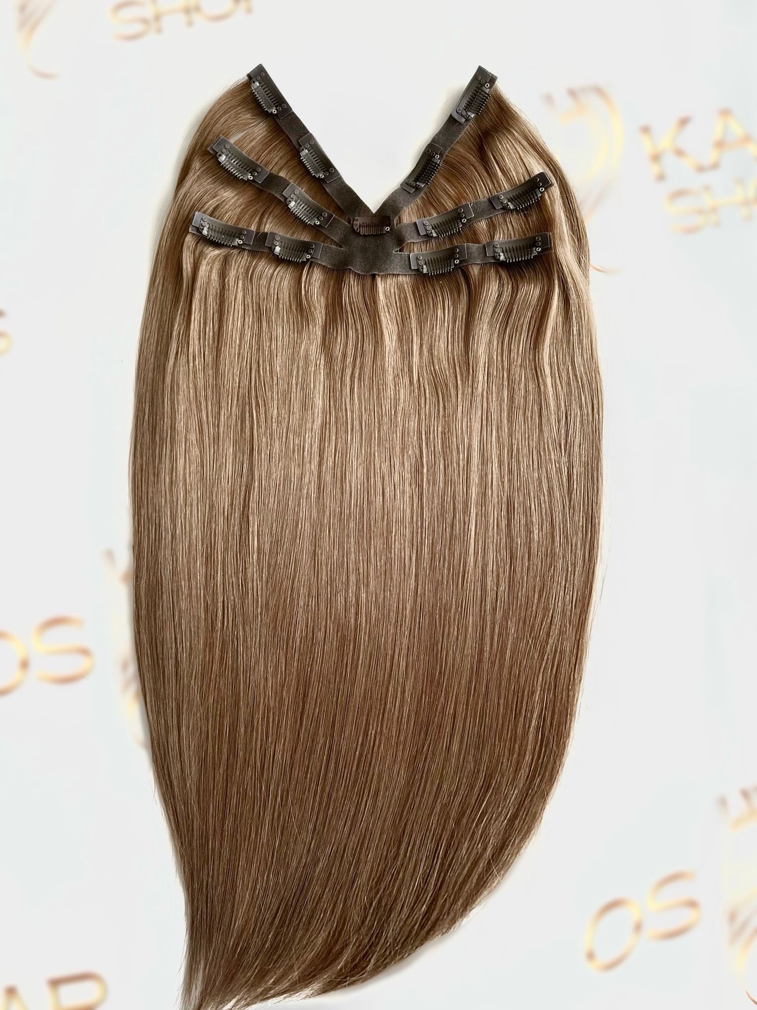 Tresa Eva Hair (6D) Blond Inchis  #8 - Extensii de par București