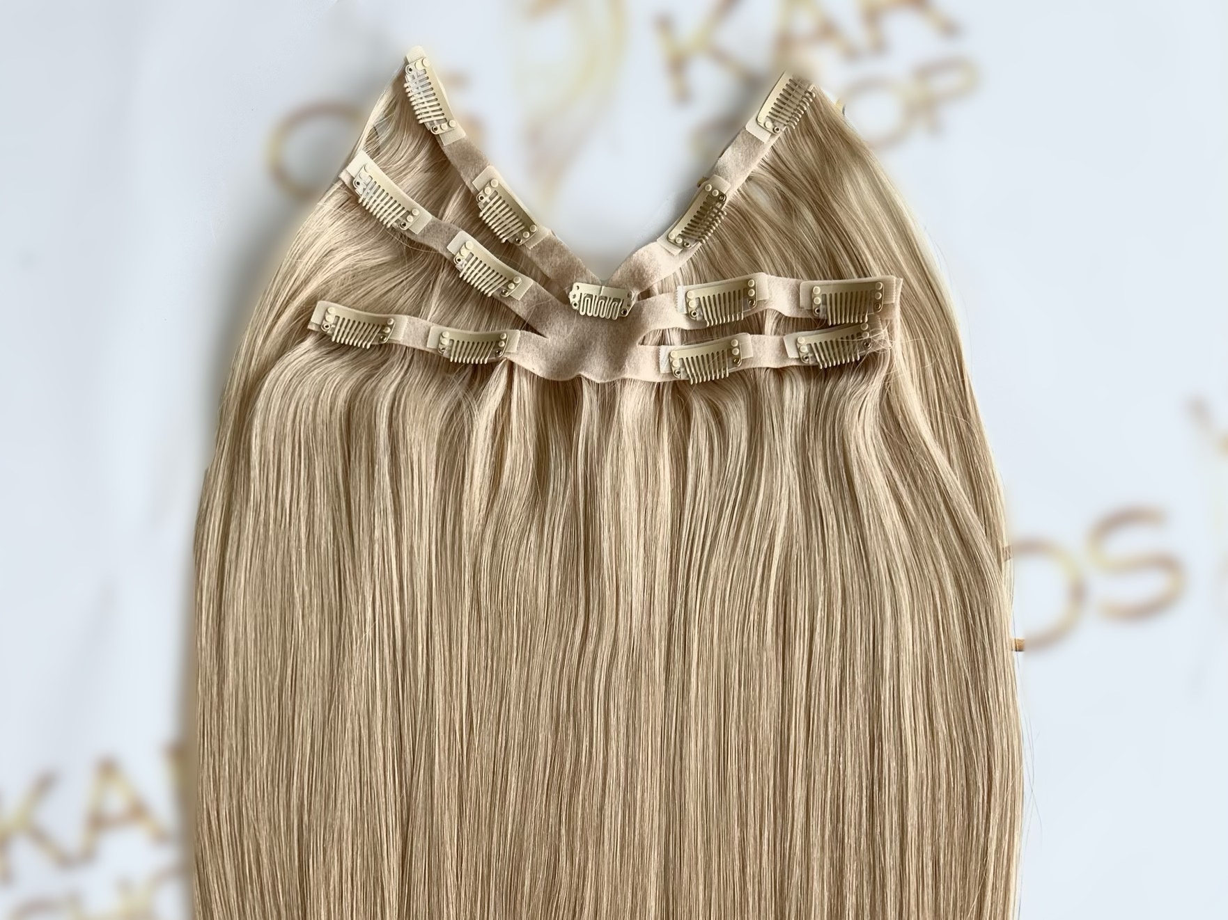 Tresa Eva Hair (6D) Blond Bej #20 - Extensii de par București