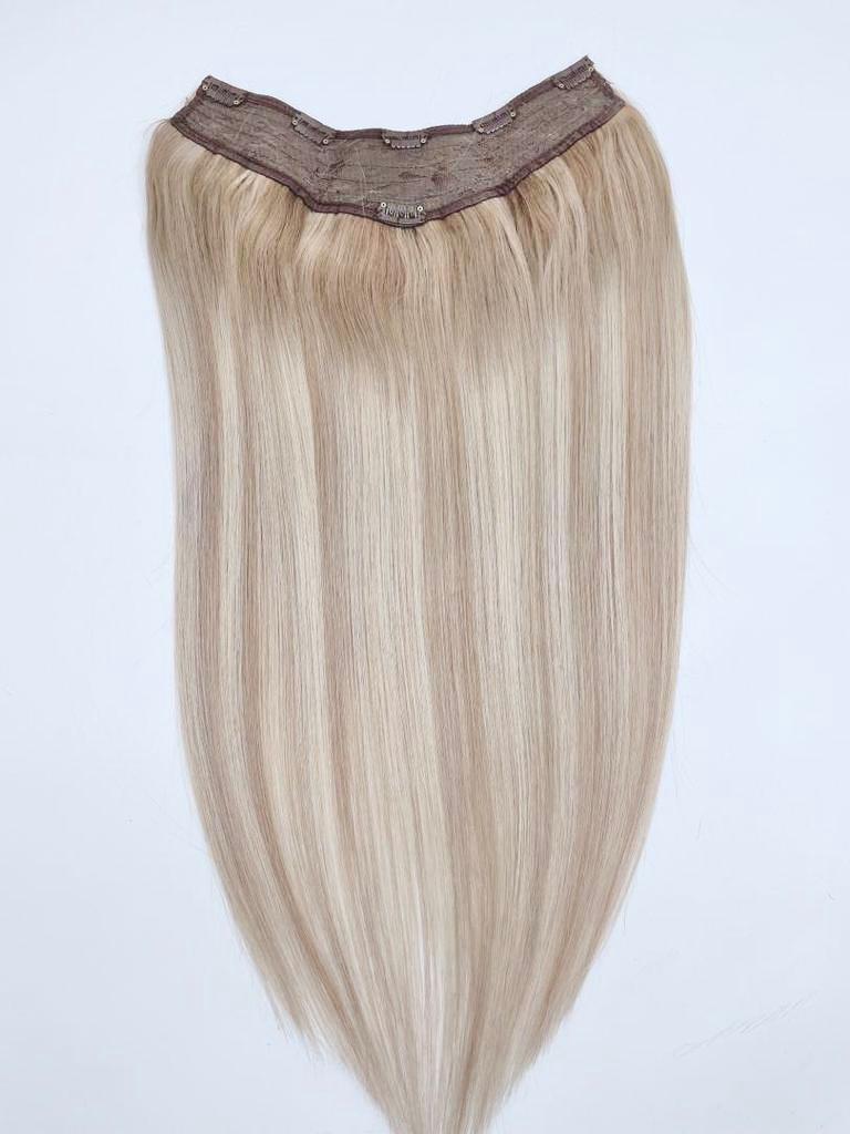Trese de Par Natural V-Shape Balayage #7/#18 - Extensii de par București