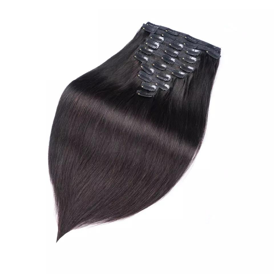 Clip-on Russian Negru Natural #1B - Extensii de par București Clip-on Russian Negru Natural #1B - Extensii de par București