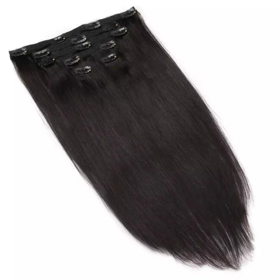 Clip-on Russian Saten Inchis #3 - Extensii de par București Clip-on Russian Saten Inchis #3 - Extensii de par București