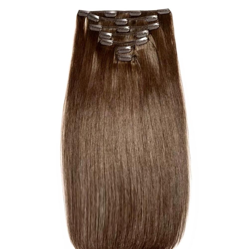 Clip-on Russian Saten Natural  #6 - Extensii de par București