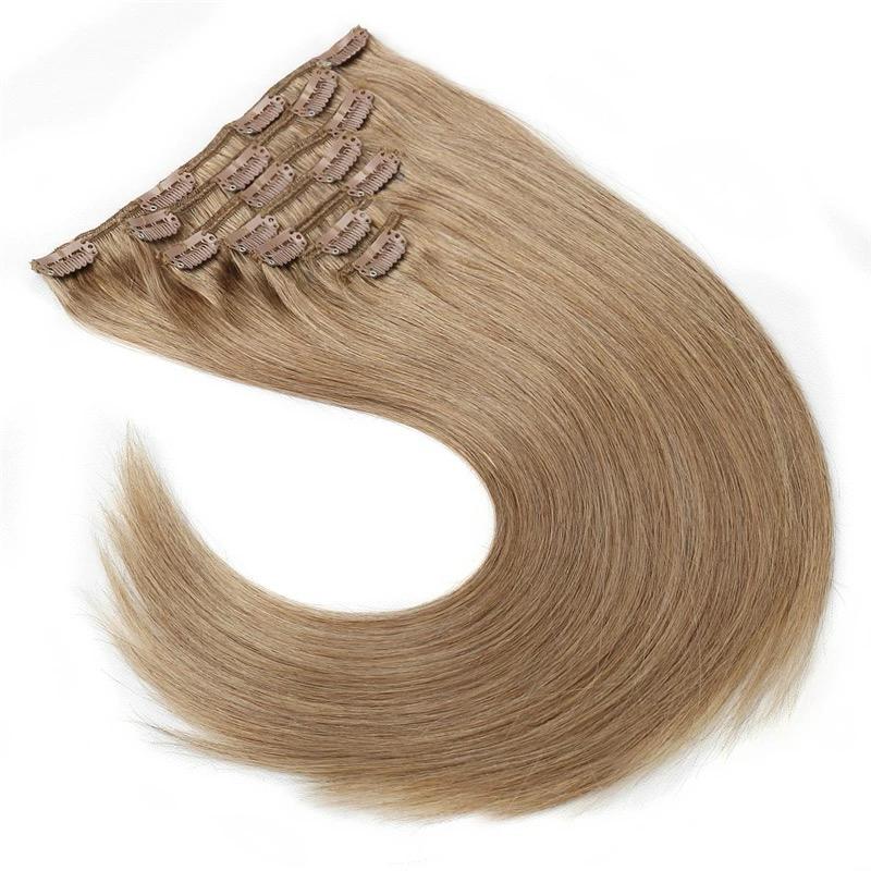 Clip-on Russian Blond Natural #16 - Extensii de par București