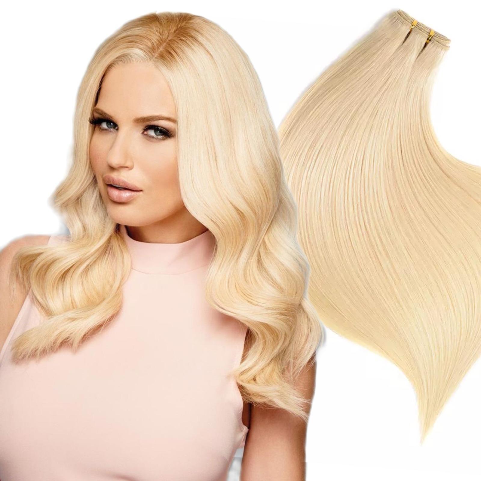 Clip-on Russian Blond Luminos #14 - Extensii de par București