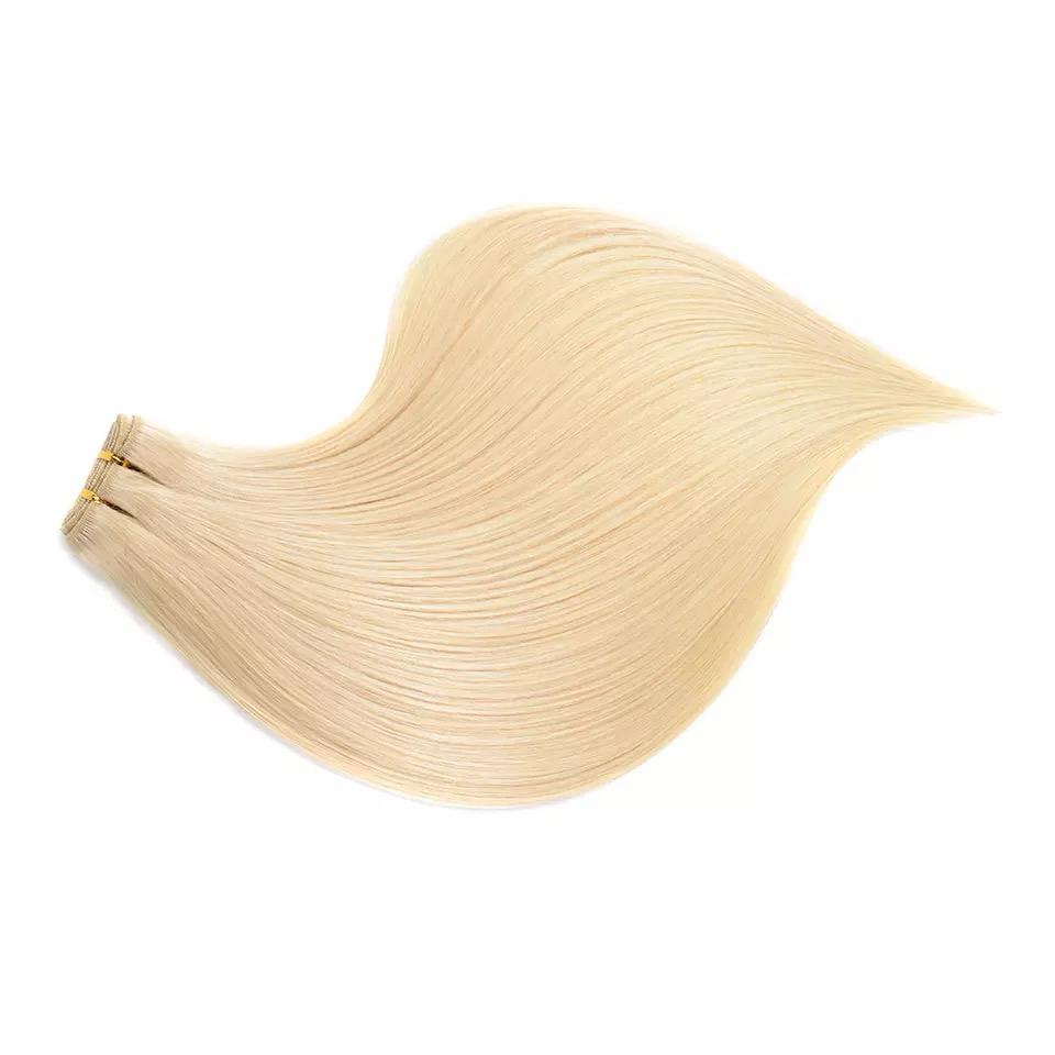Clip-on Russian Blond Luminos #14 - Extensii de par București