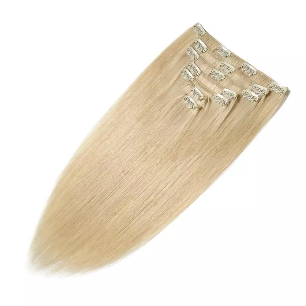 Clip-on Russian Blond Deschis #613 - Extensii de par București