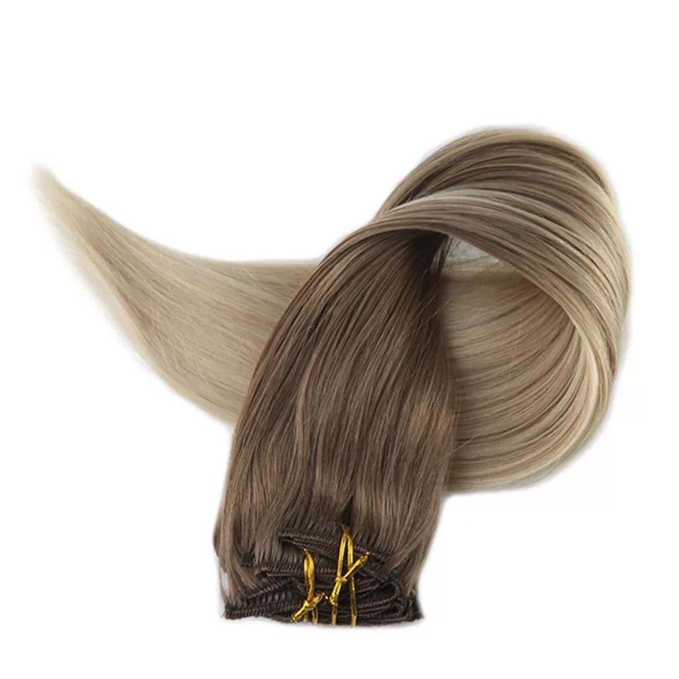 Clip-on Russian Ombre  #8/#22 - Extensii de par București