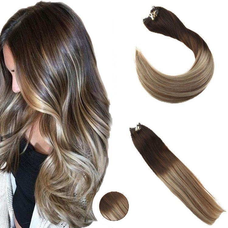 Clip-on Russian Balayage  #2/#20 - Extensii de par București