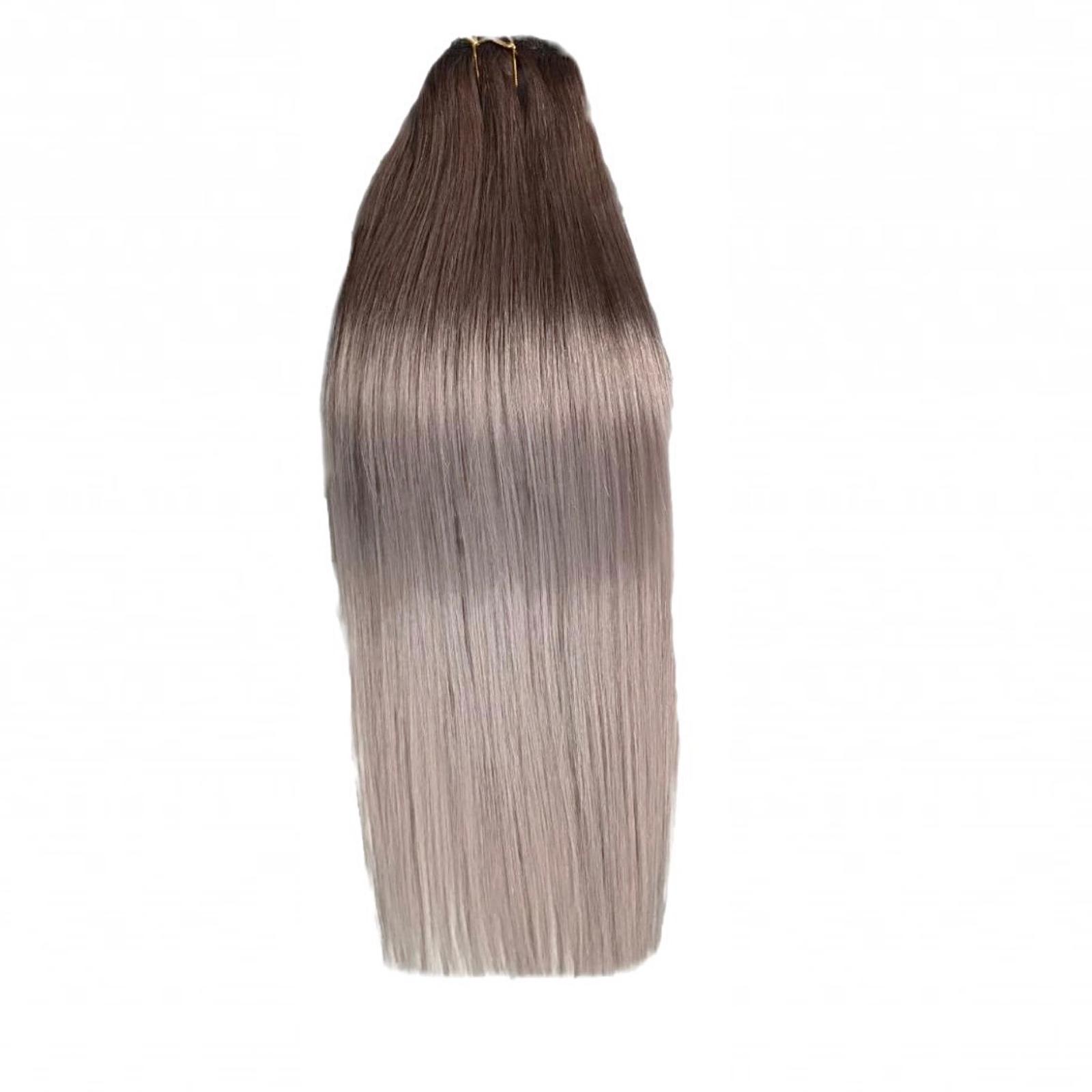 Clip-on Russian Ombre #5/LIGHT GREY - Extensii de par București