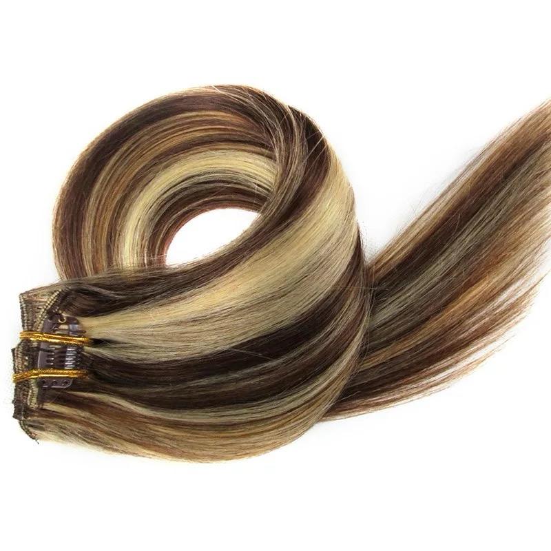 Clip-on Russian Balayage #7/#613 - Extensii de par București Clip-on Russian Balayage #7/#613 - Extensii de par București