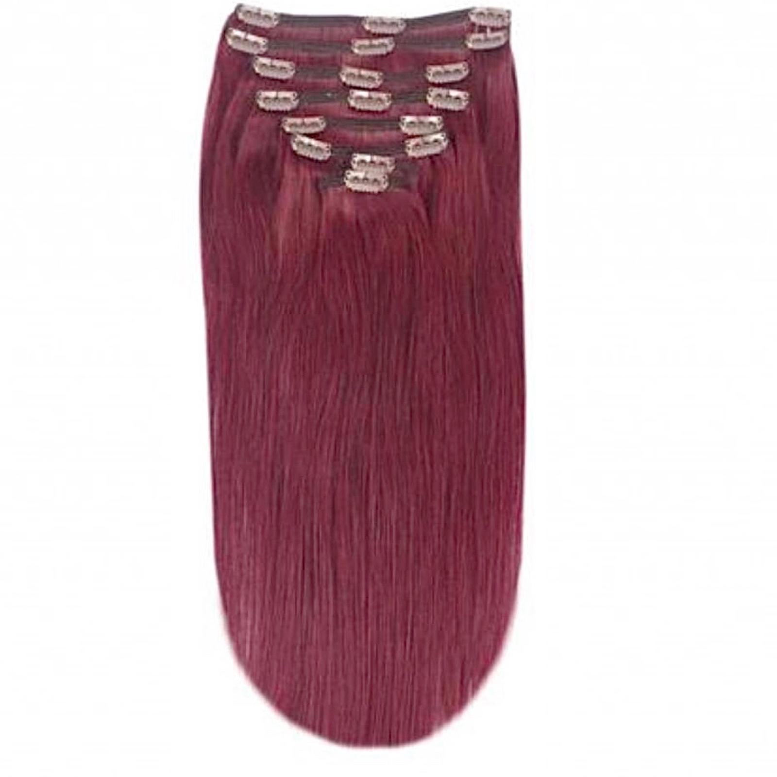 Clip-on Russian Burgundy - Extensii de par București