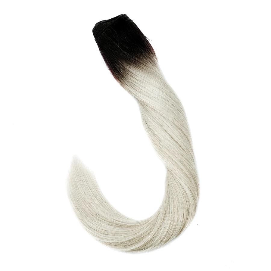Clip-on Russian Ombre #1B/White - Extensii de par București