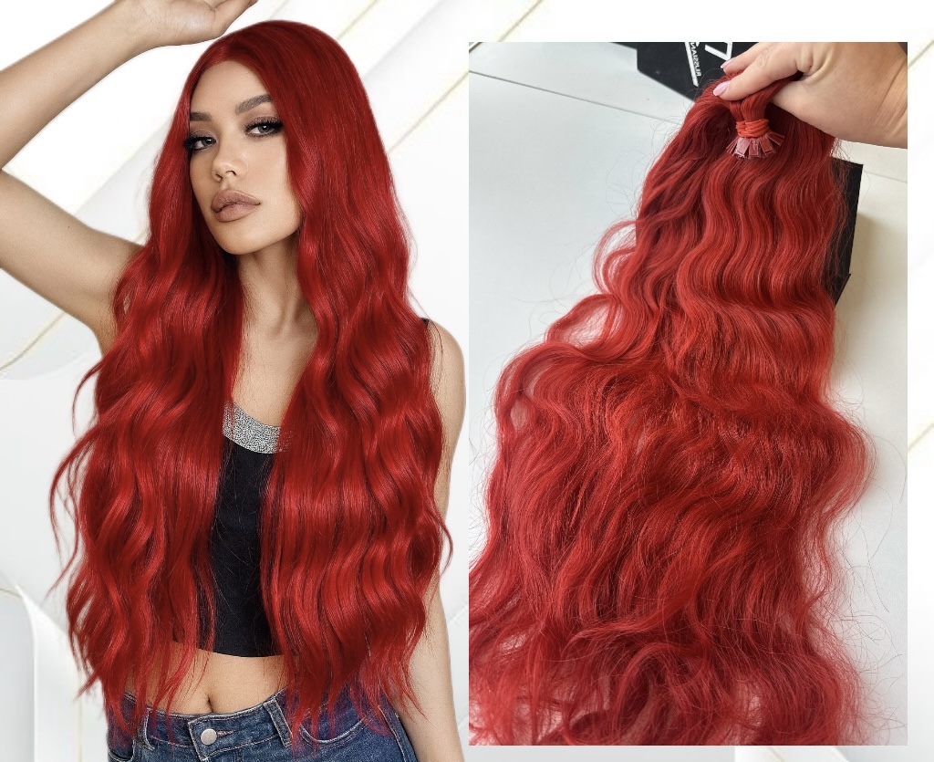 Extensii Cheratina Russian Hair Red Ondulat