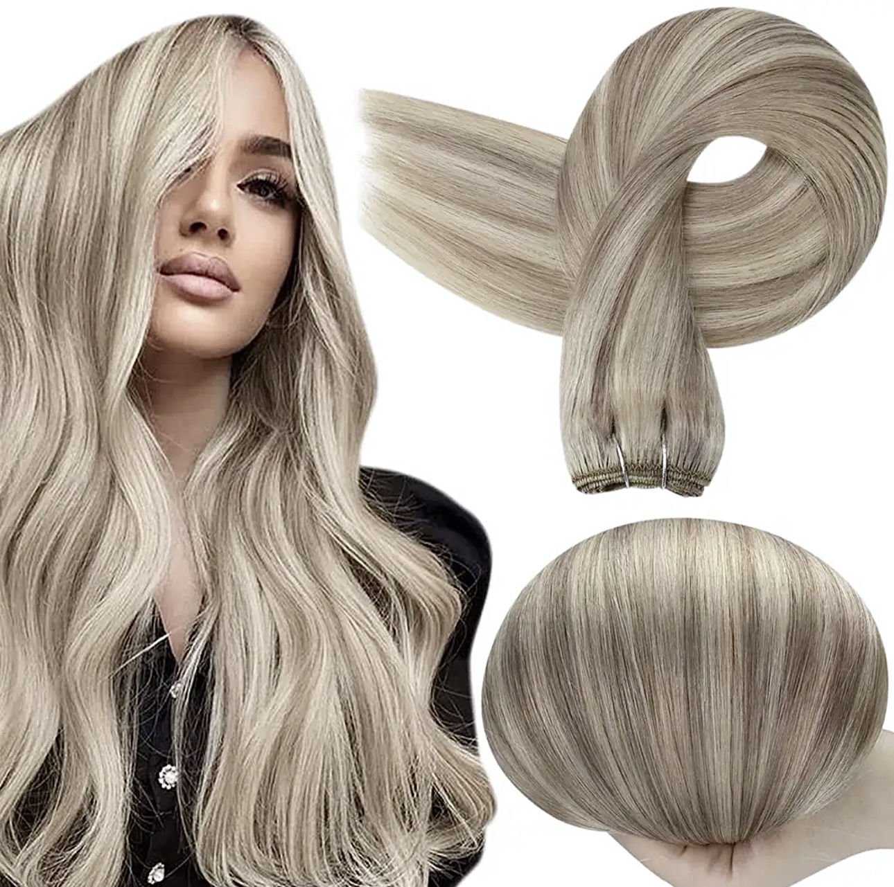 Set Easy Clip-On Balayage Light Grey #18
