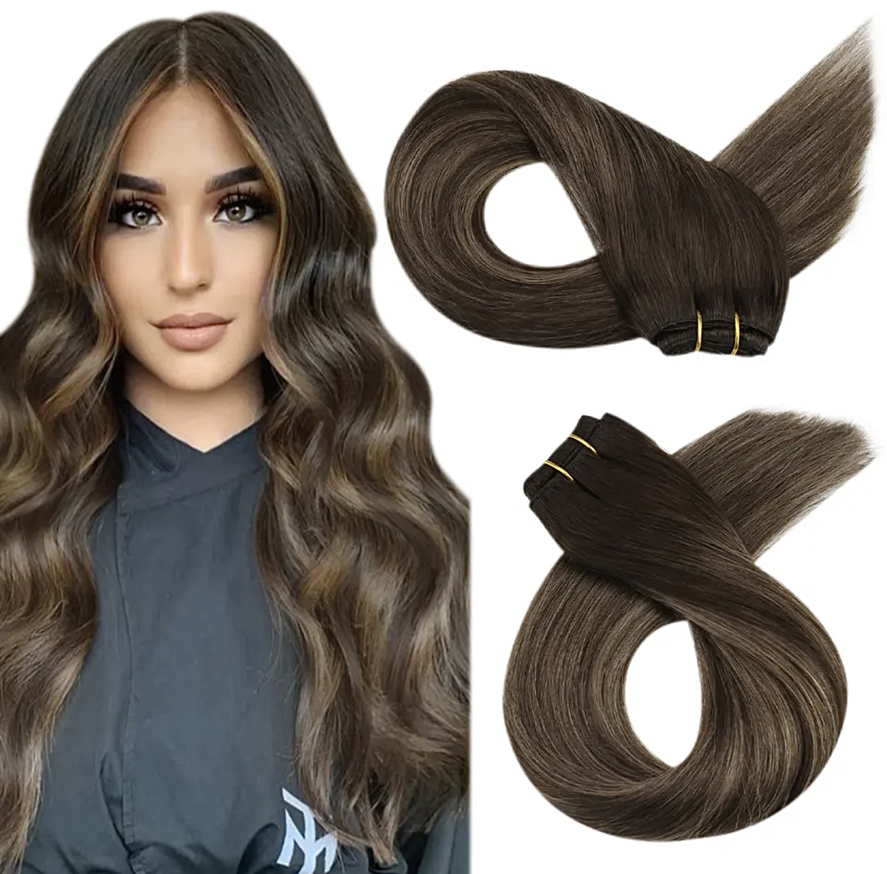 Set Easy Clip-On Balayage #1B #20