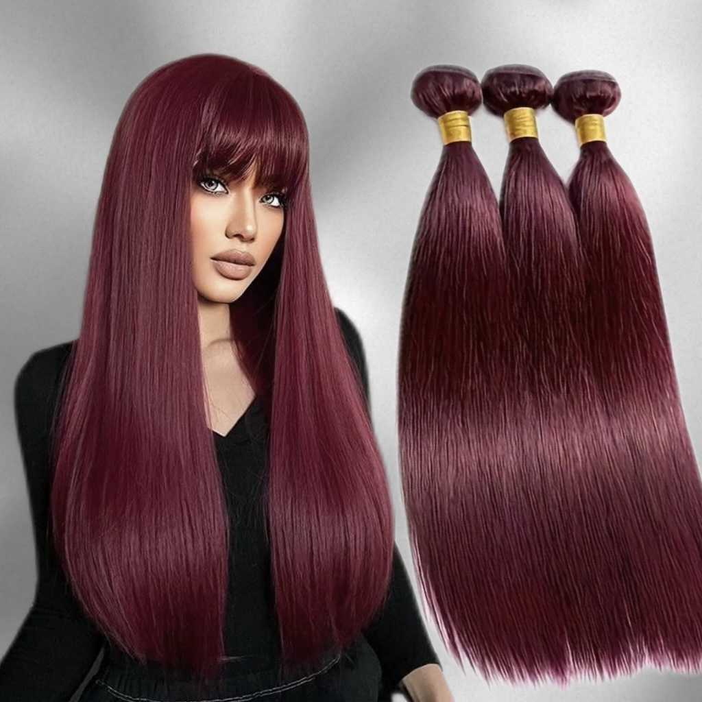 Extensii la Metru Burgundy