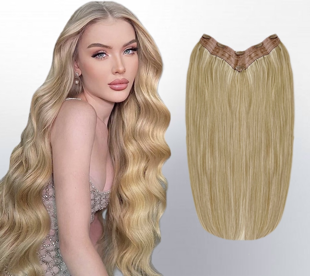 Trese de Par Natural V-Shape Luxe #14
