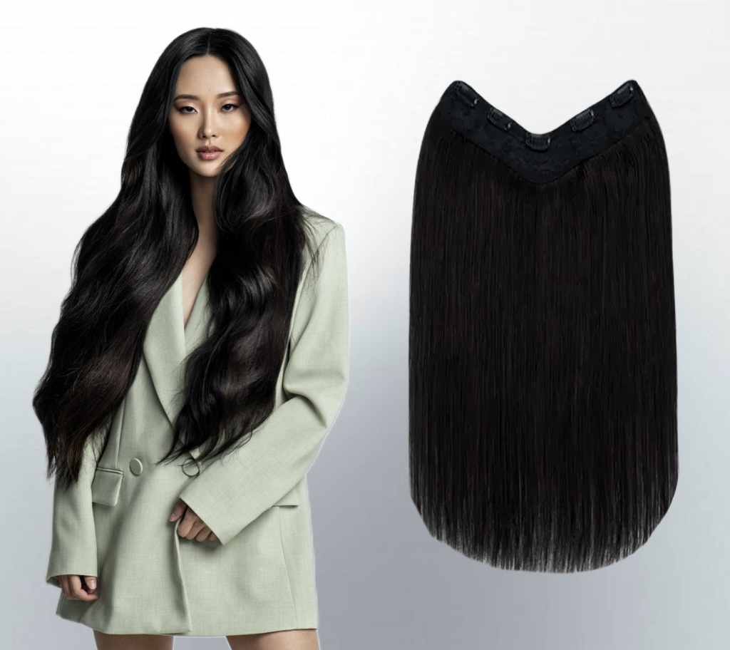 Trese de Par Natural V-Shape Luxe #1B