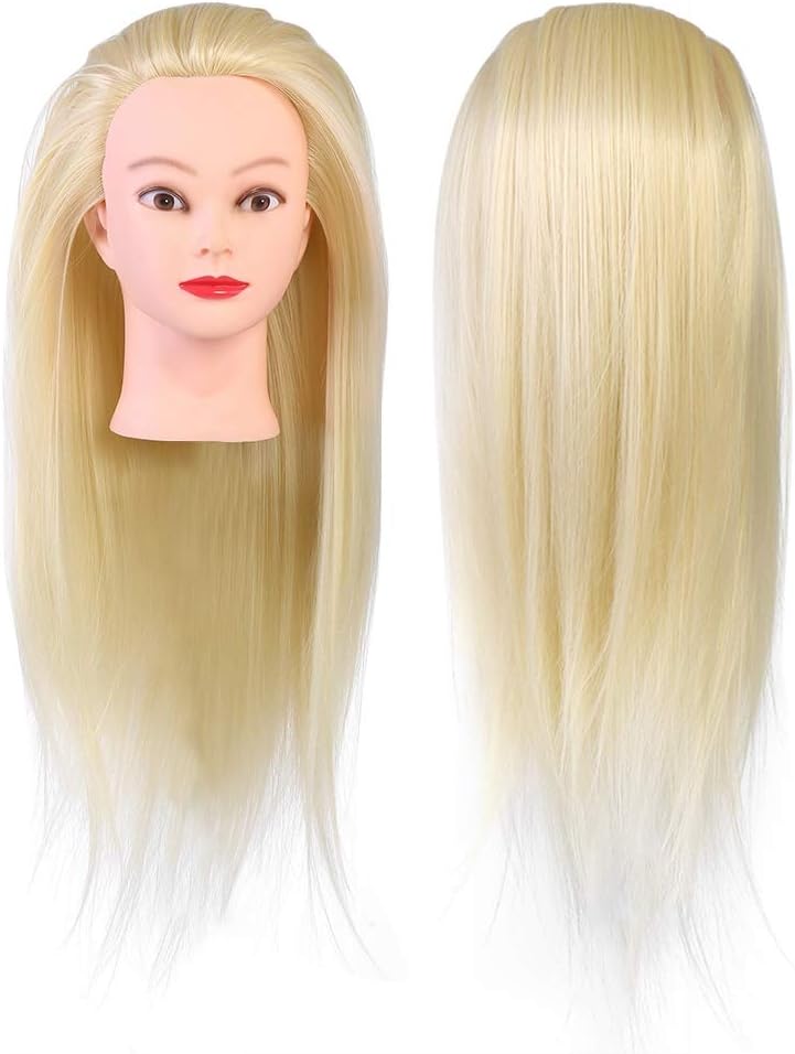 Cap de proba din fibra termorezistenta, blond, 65 cm