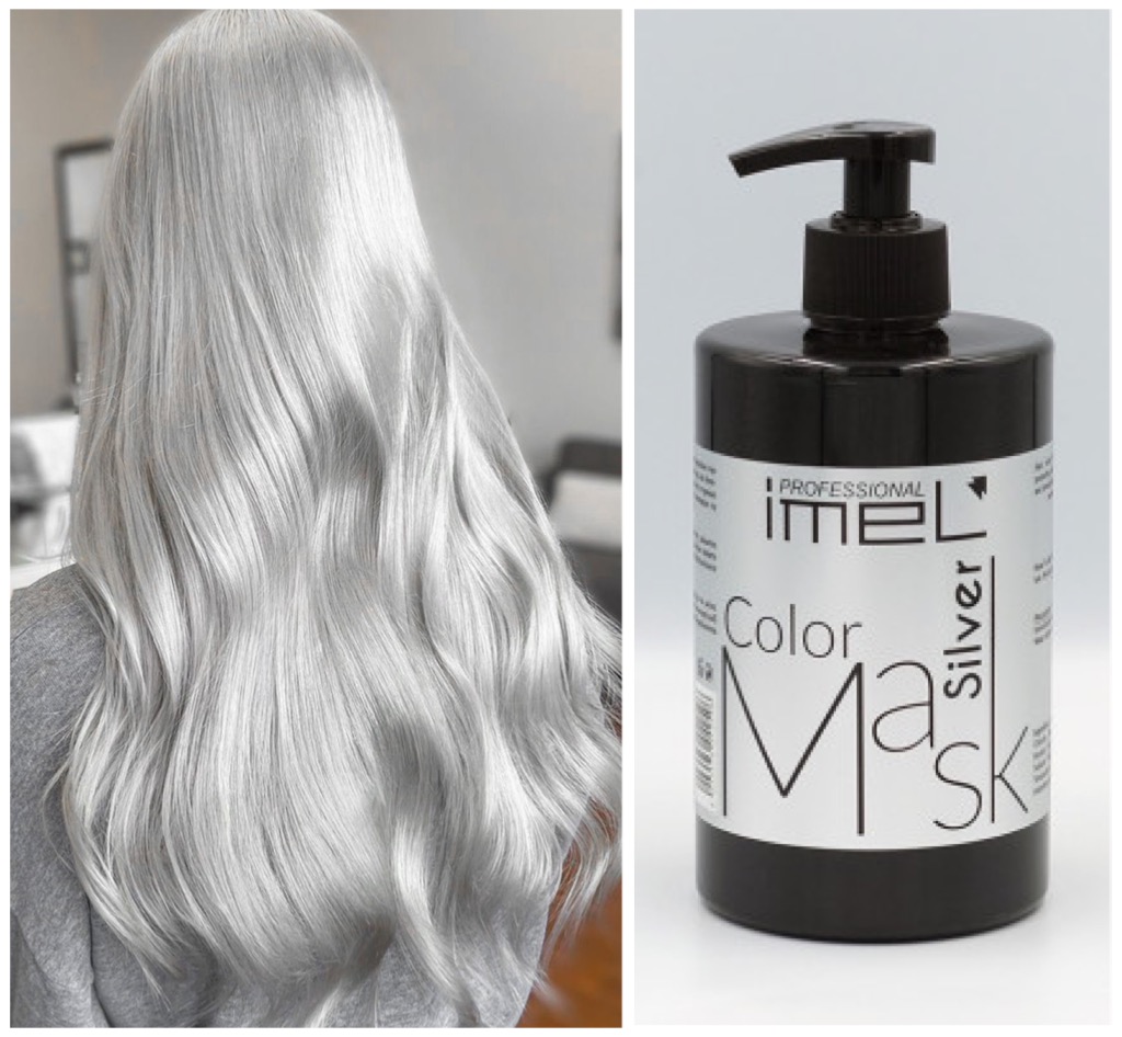 ▷ Masca nuantatoare Imel Professional Silver 500ml - Extensii Par