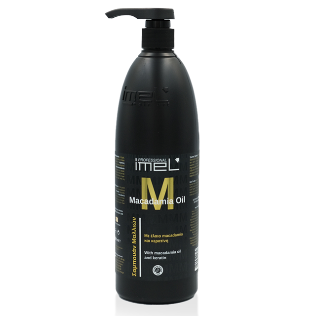 Sampon profesional cu ulei de macadamia si keratina, 1000 ml