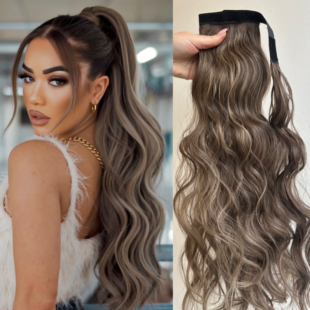 Coada de Par cu scai Ondulata Balayage #8/#20