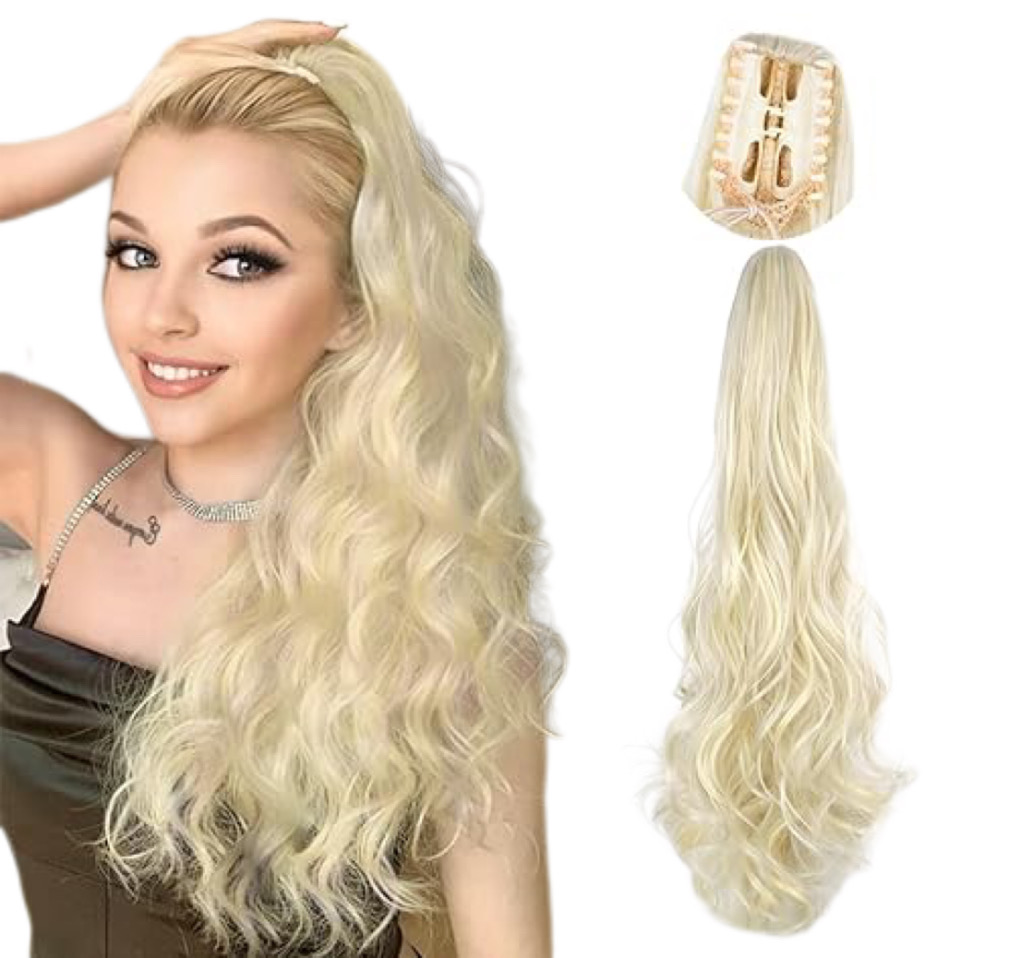 Coada Pe Cleste #60 Blond Luminos Ondulat