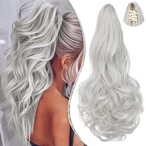 Coada Pe Cleste Light Grey Ondulat