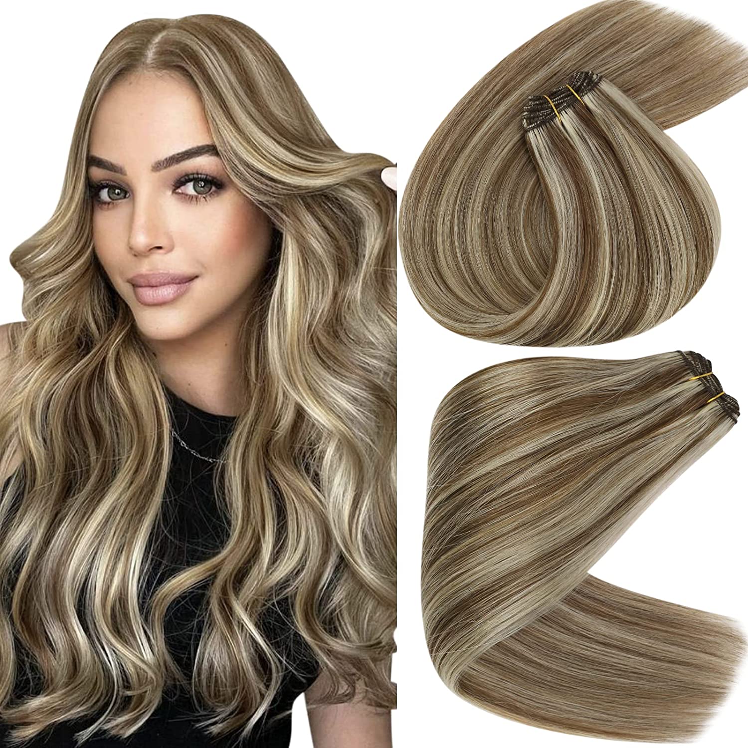 Extensii la Metru Russian Suvitat Saten Natural/ Blond Deschis