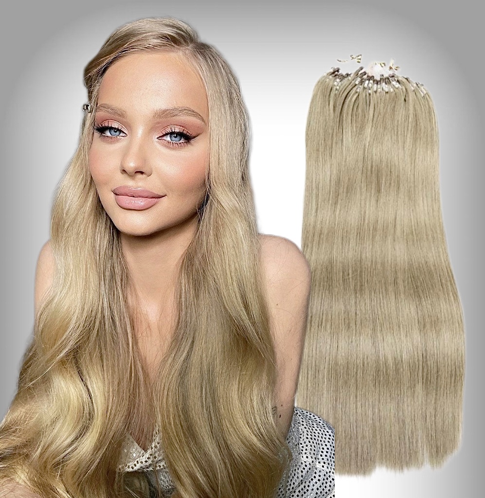 Extensii Microring Russian Hair #16 Blond Natural