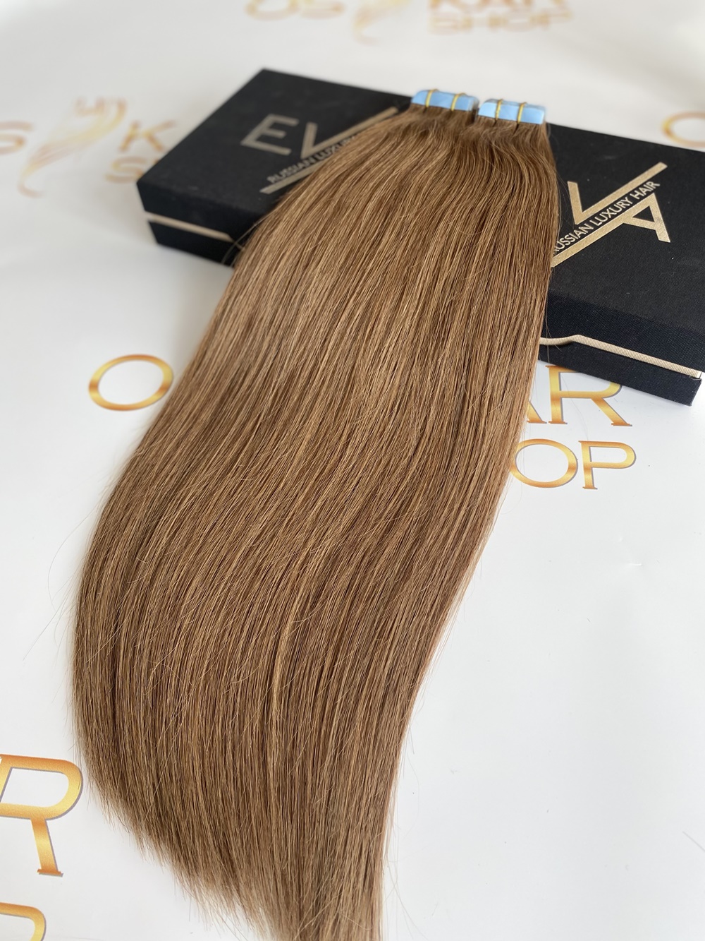 Extensii Tape-in Russian Hair DOUBLE TAPE Blond Inchis #8