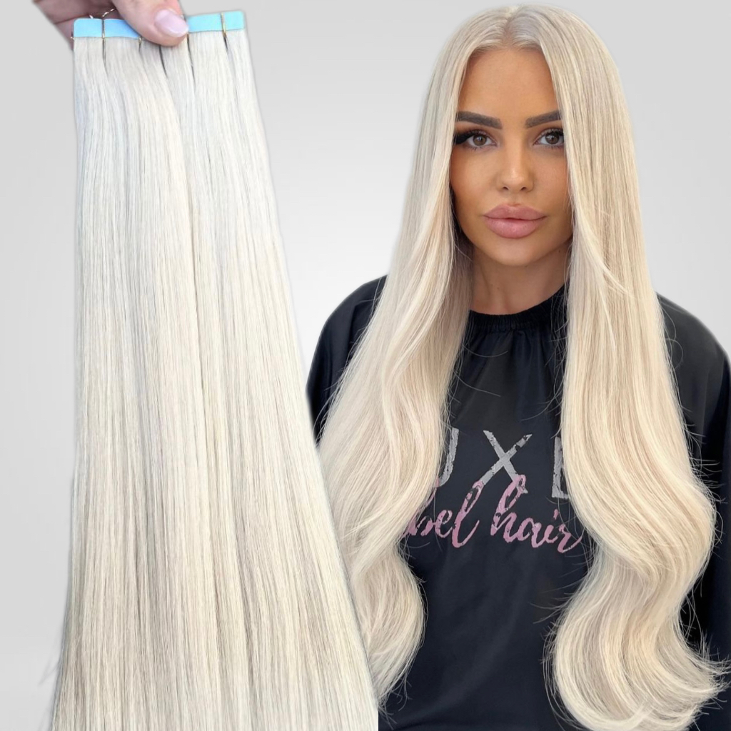 Extensii Tape-in Russian Hair DOUBLE TAPE Blond Diamant